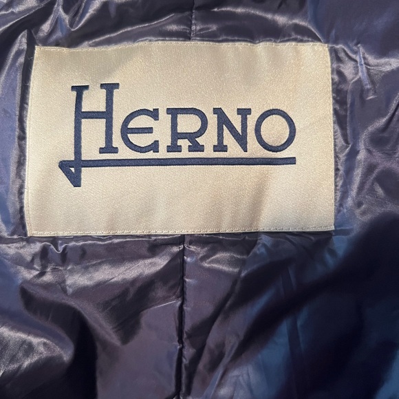 HERNO COAT IN LUXURY WOOL AND NYLON - Picture 10 of 12